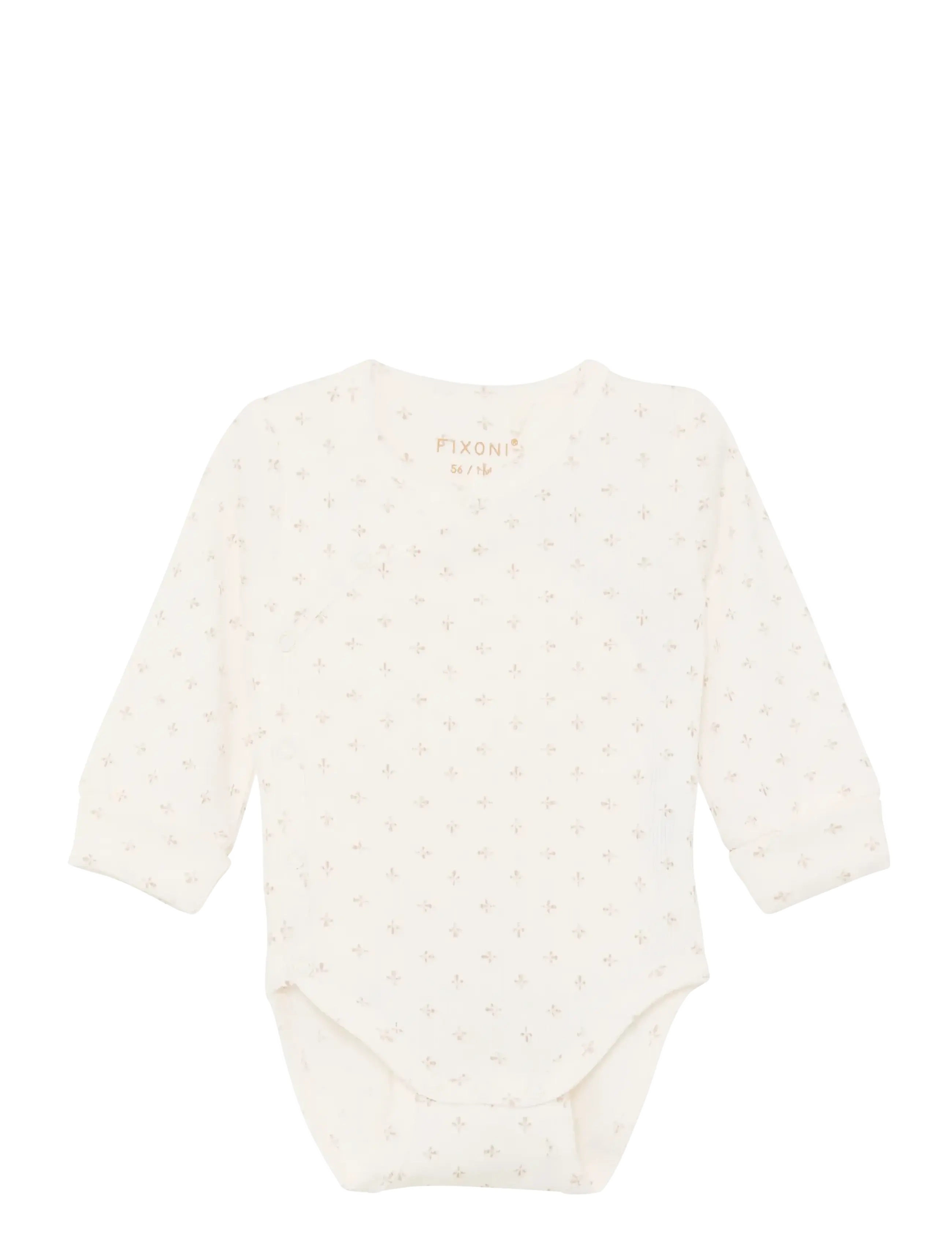 Fixoni Wrap Body LS Rib - Riided - GARDENIA / cream