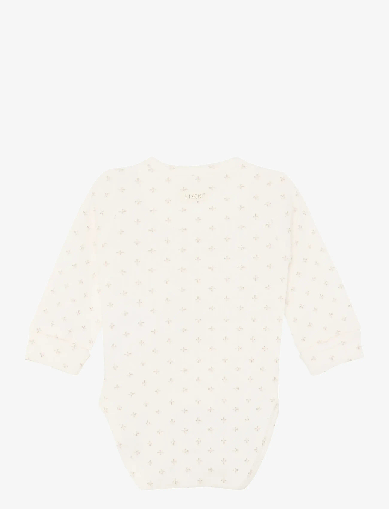 Fixoni - Wrap Body LS Rib - långärmade bodysuits - gardenia - 1