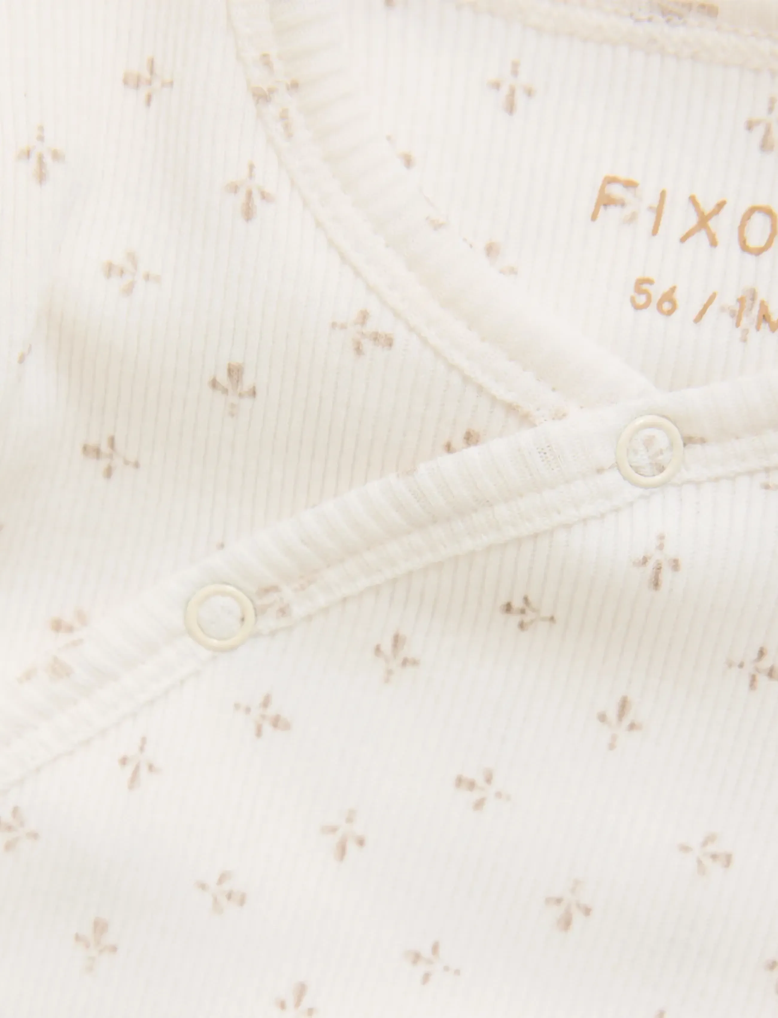 Fixoni - Wrap T-shirt LS Rib - langermede t-skjorter - gardenia - 2