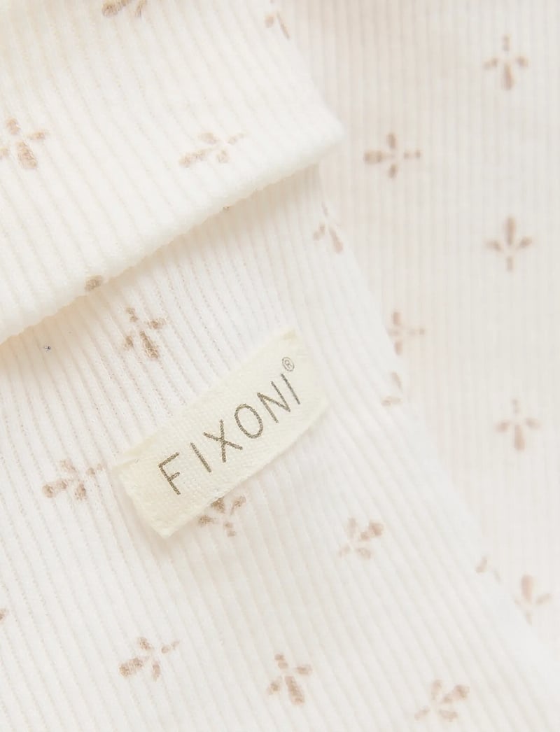 Fixoni - Leggings Rib - leggings - gardenia - 3