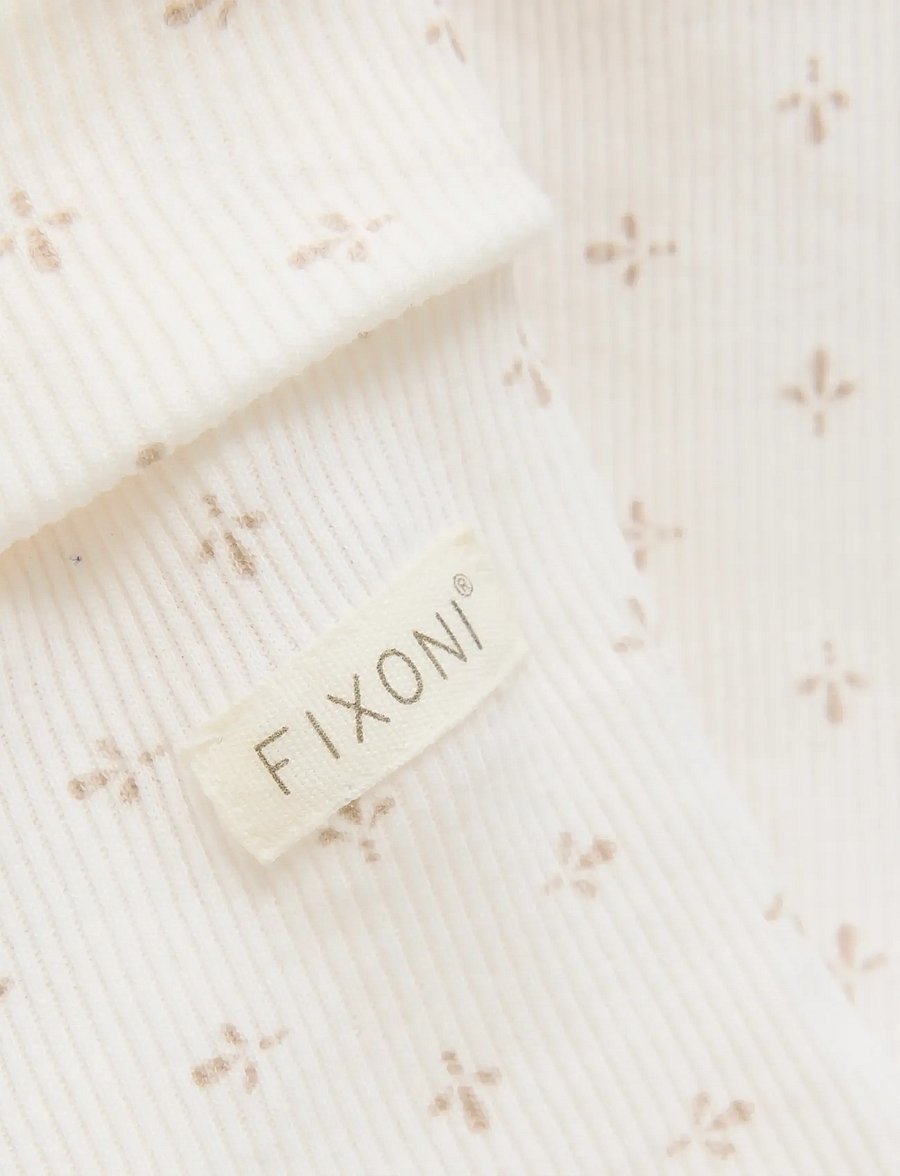 Fixoni - Leggings Rib - leggings - gardenia - 3