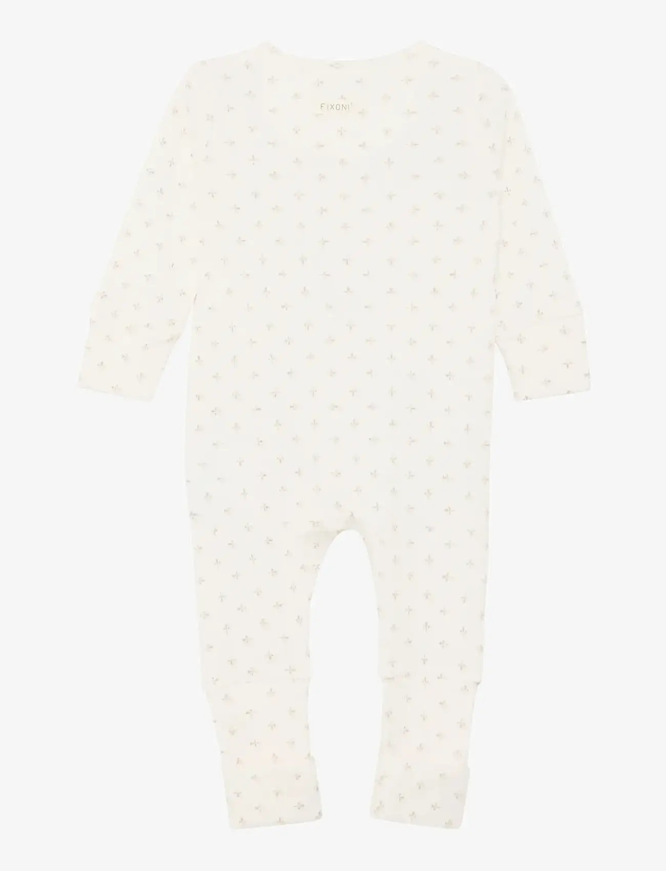 Fixoni - Romper LS Rib - langärmelig - gardenia - 1