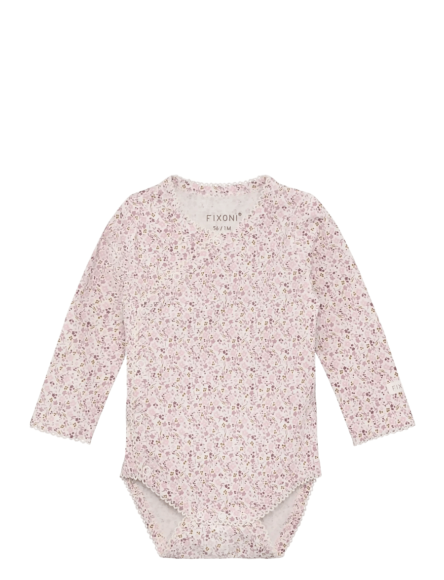 Fixoni - Wrap Body LS - pikkade varrukatega bodid - pale lilac - 0