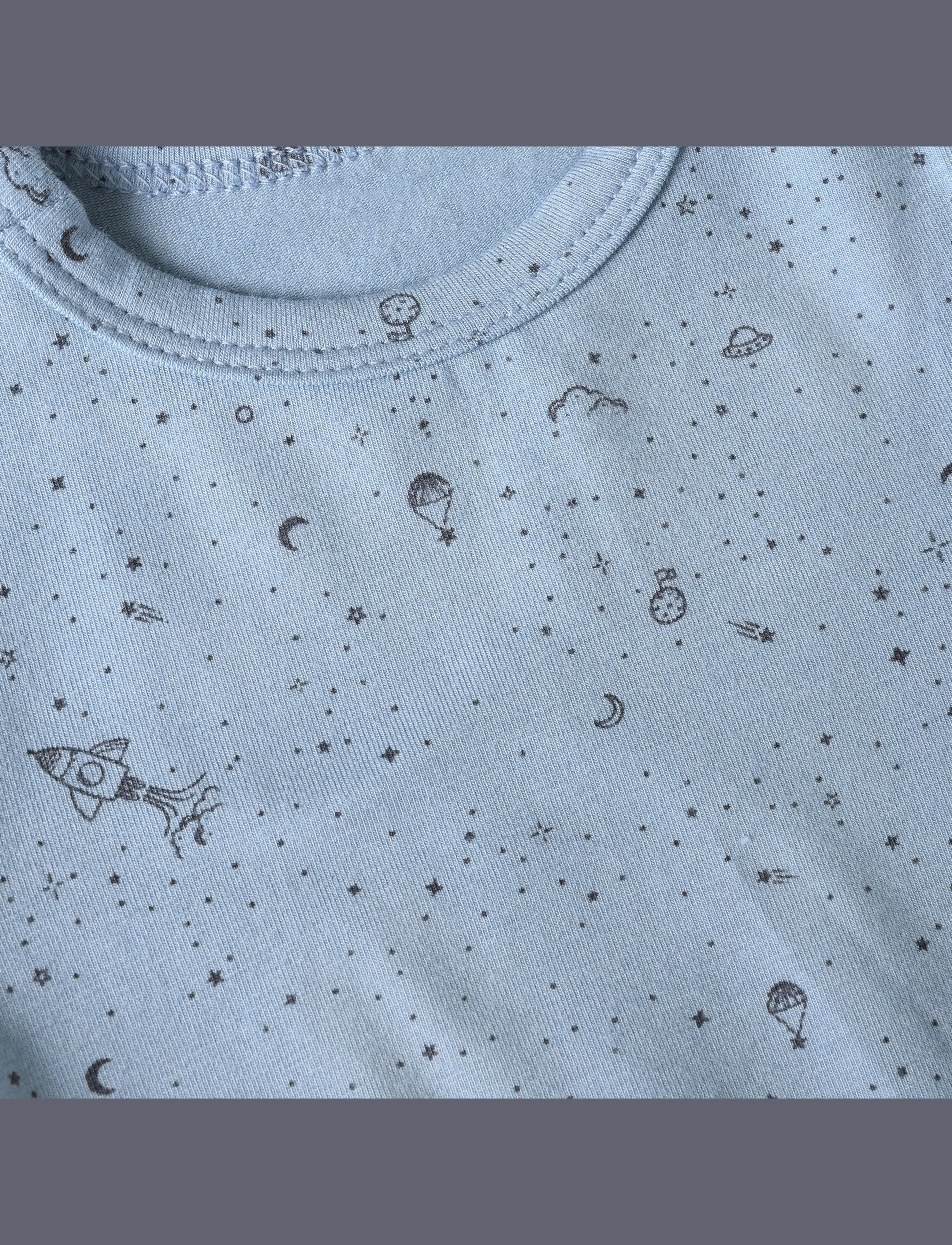 Fixoni - Body LS - langærmede bodyer - dusty blue - 2