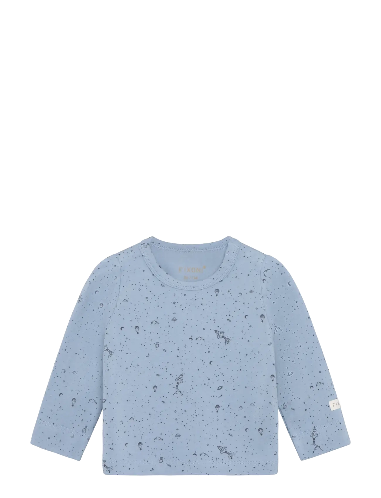 Fixoni T-shirt LS - Fixoni - DUSTY BLUE / blue