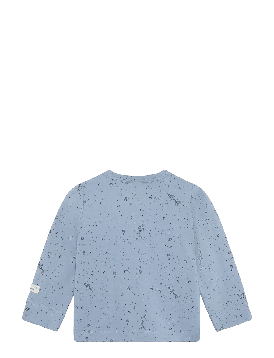 Fixoni - T-shirt LS - langærmede t-shirts - dusty blue - 1