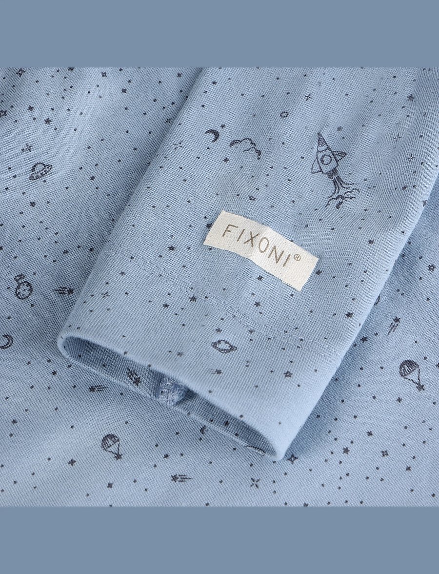 Fixoni - T-shirt LS - langærmede t-shirts - dusty blue - 2