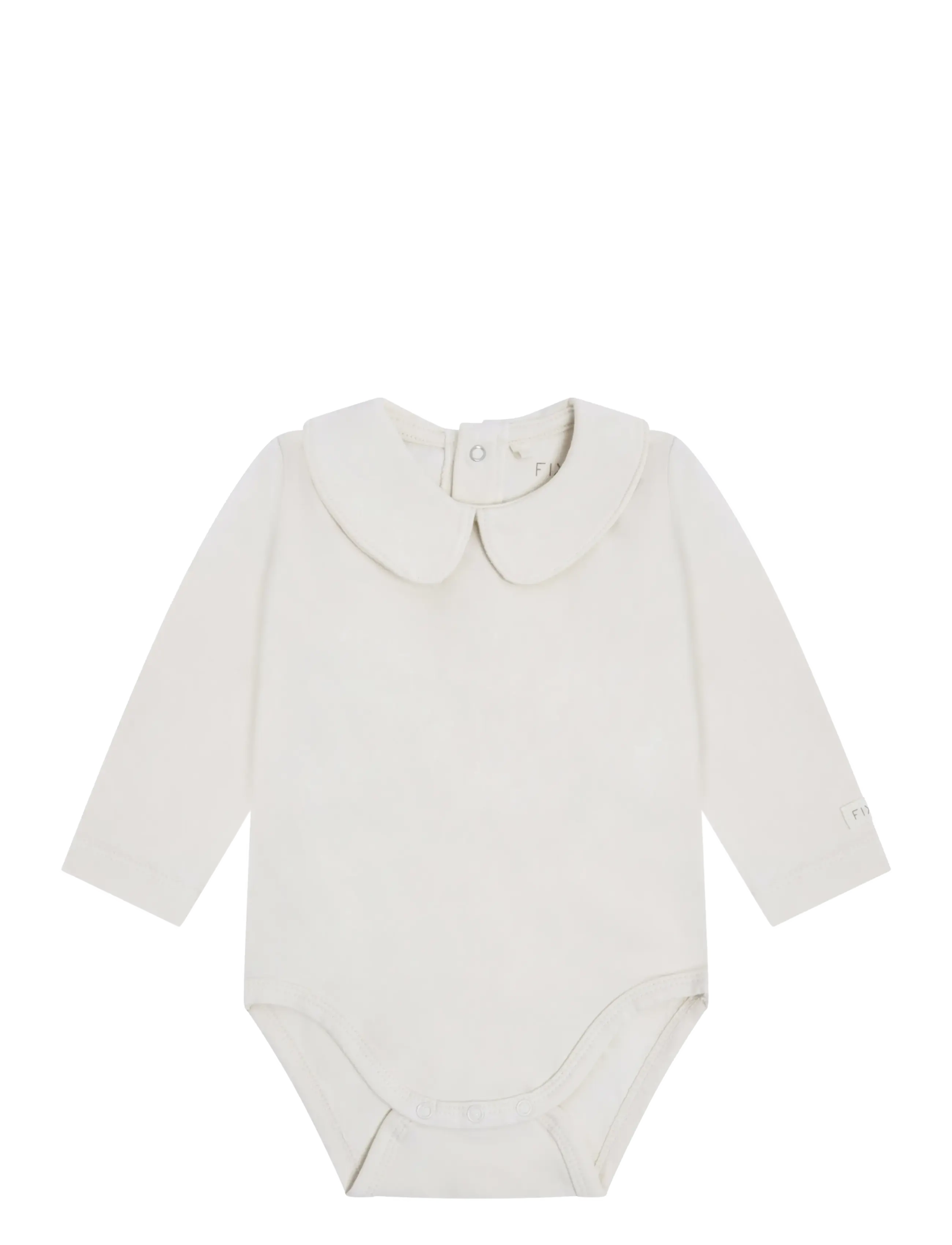 Fixoni Body LS w. Collar - Bodystockings - EGGNOG / cream
