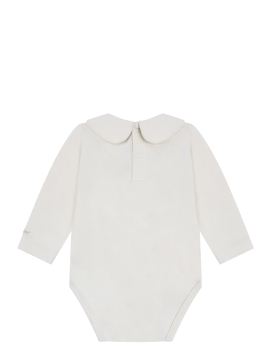 Fixoni - Body LS w. Collar - långärmade - eggnog - 1