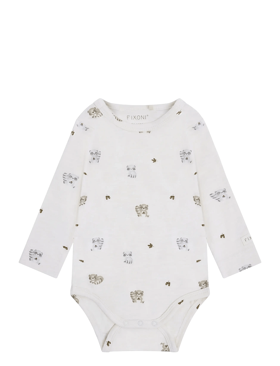 Fixoni - Body LS - långärmade - eggnog - 1