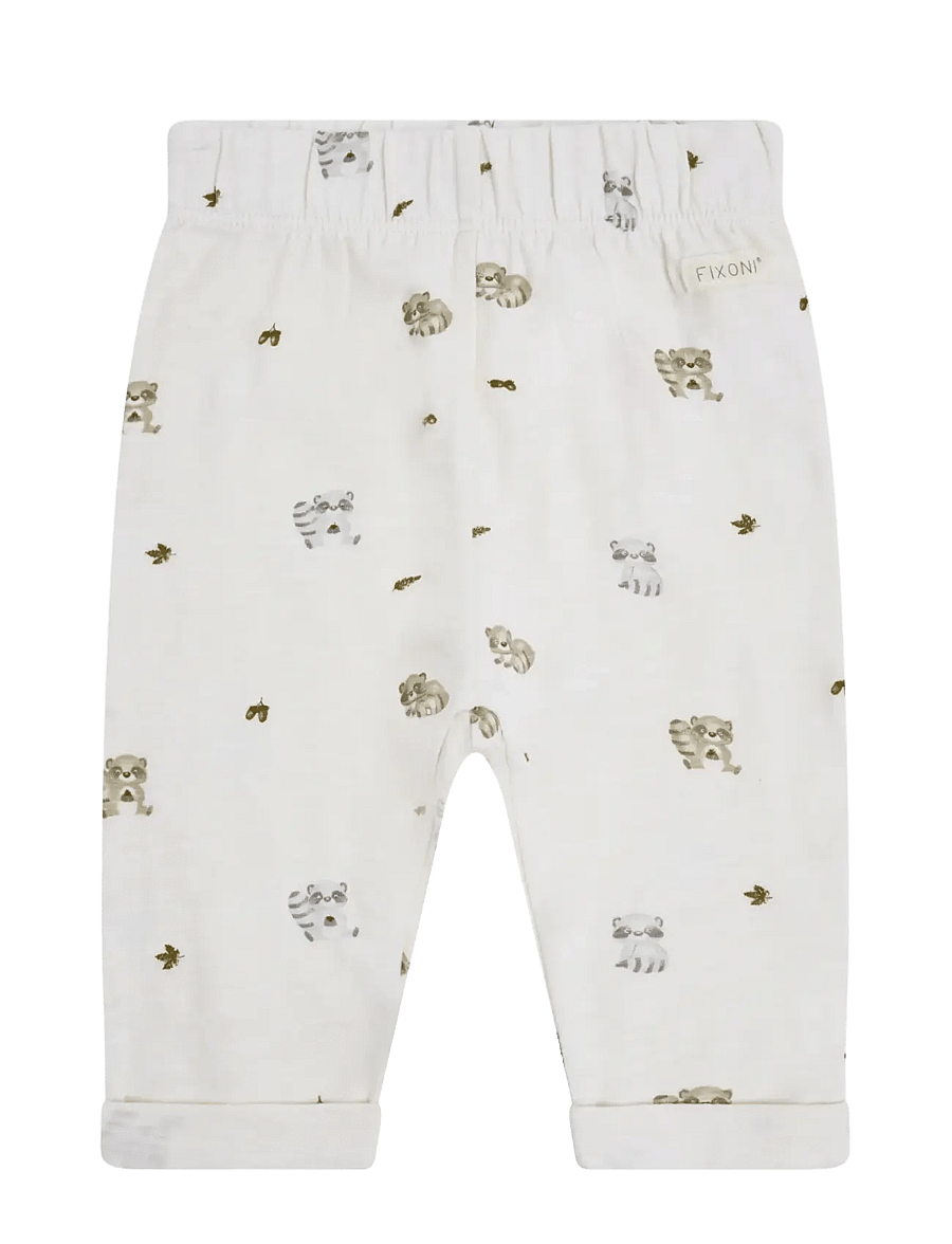 Fixoni - Pants - babybukser - eggnog - 0