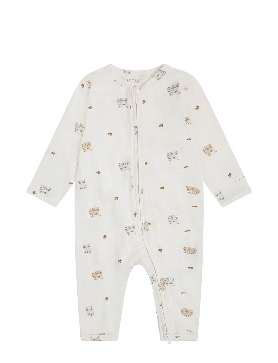Fixoni - Nightsuit LS - natdragter - eggnog - 0