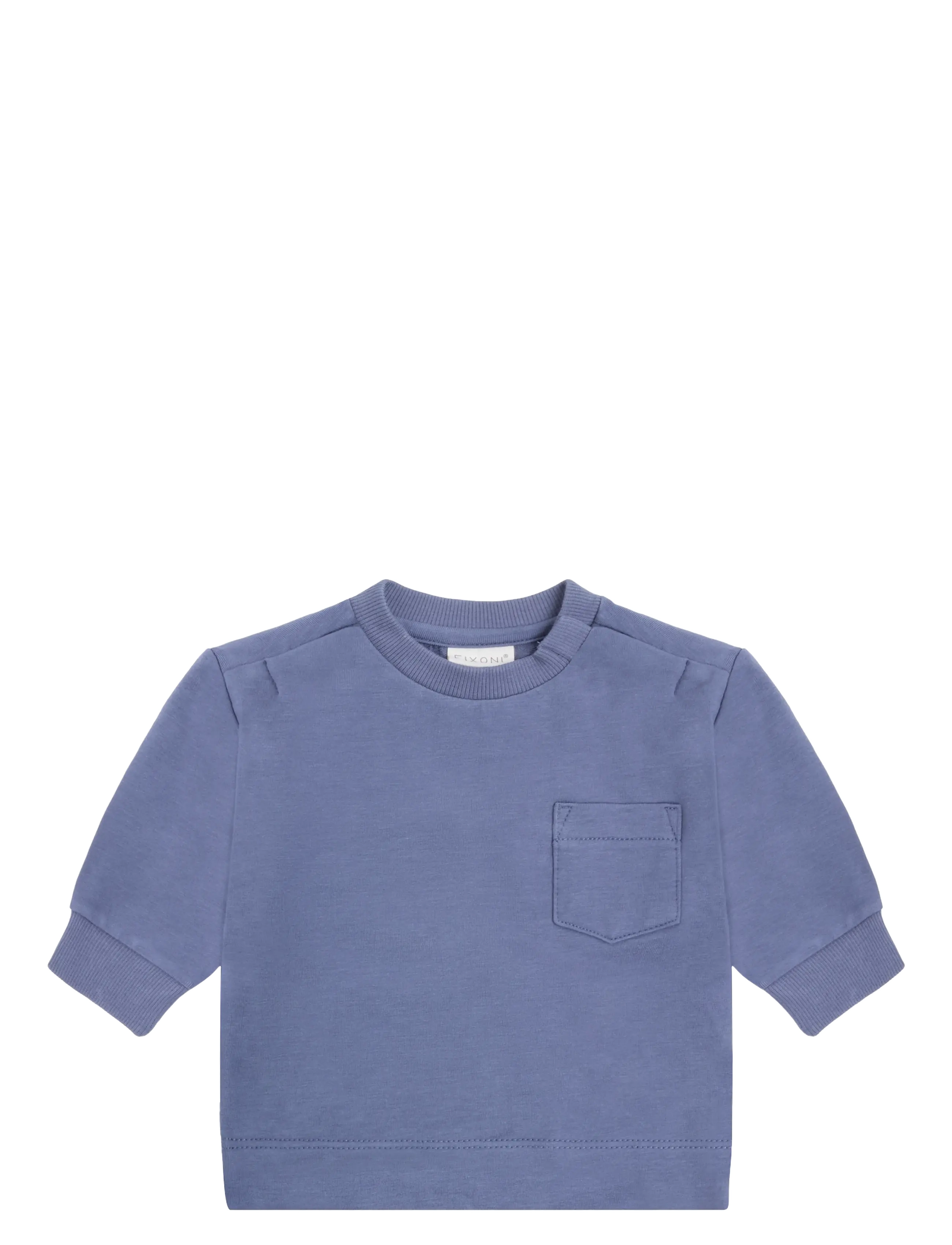 Fixoni Sweat Shirt - Sweatshirts - GRISAILLE / blue