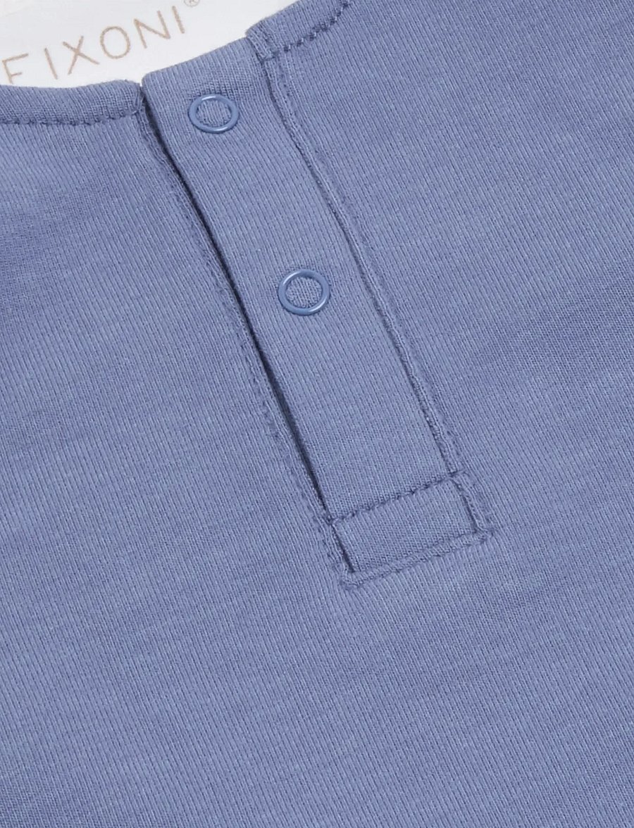 Fixoni - Set w. Body and Romper Sweat - sæt med body - grisaille - 4