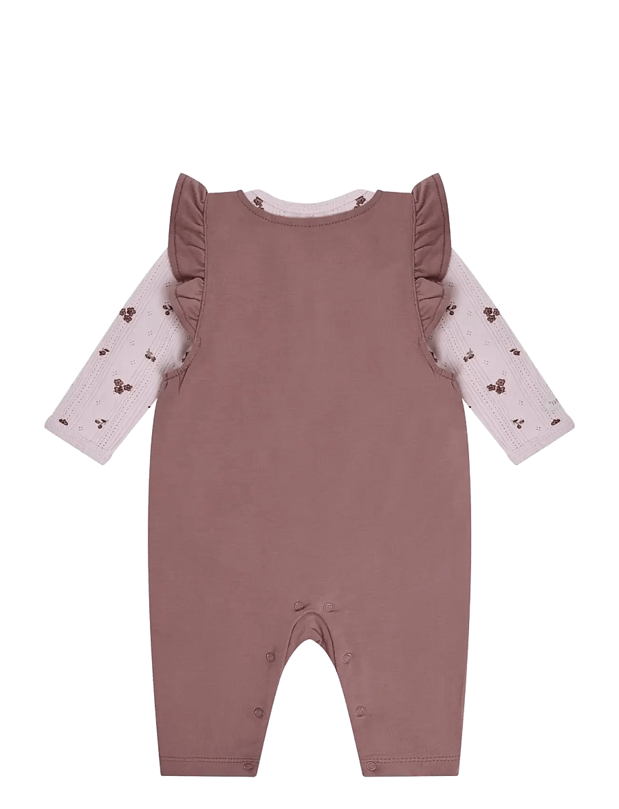 Fixoni - Set w. Body and Romper Sweat - sets mit body - nostalgia rose - 1