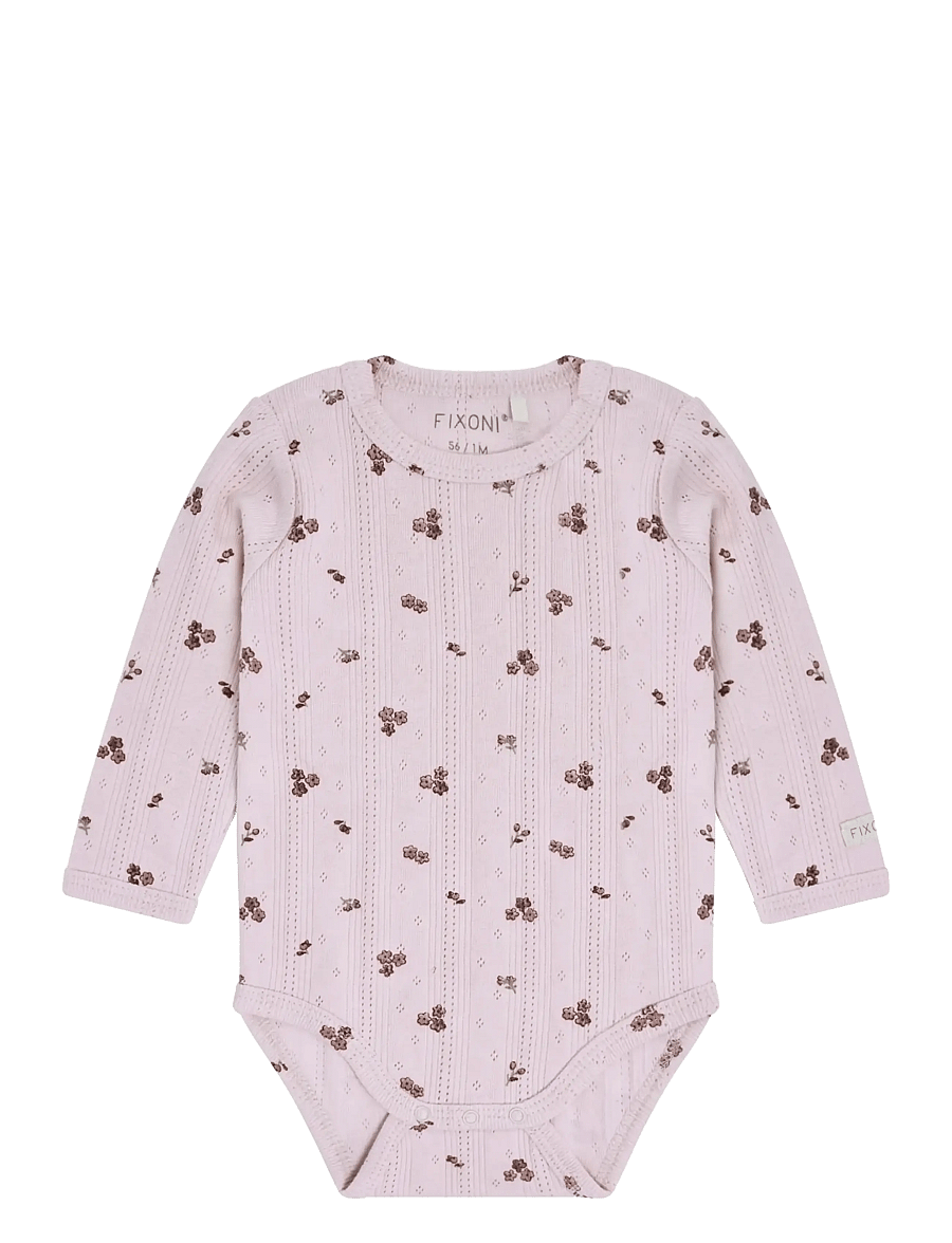 Fixoni - Set w. Body and Romper Sweat - sets mit body - nostalgia rose - 2
