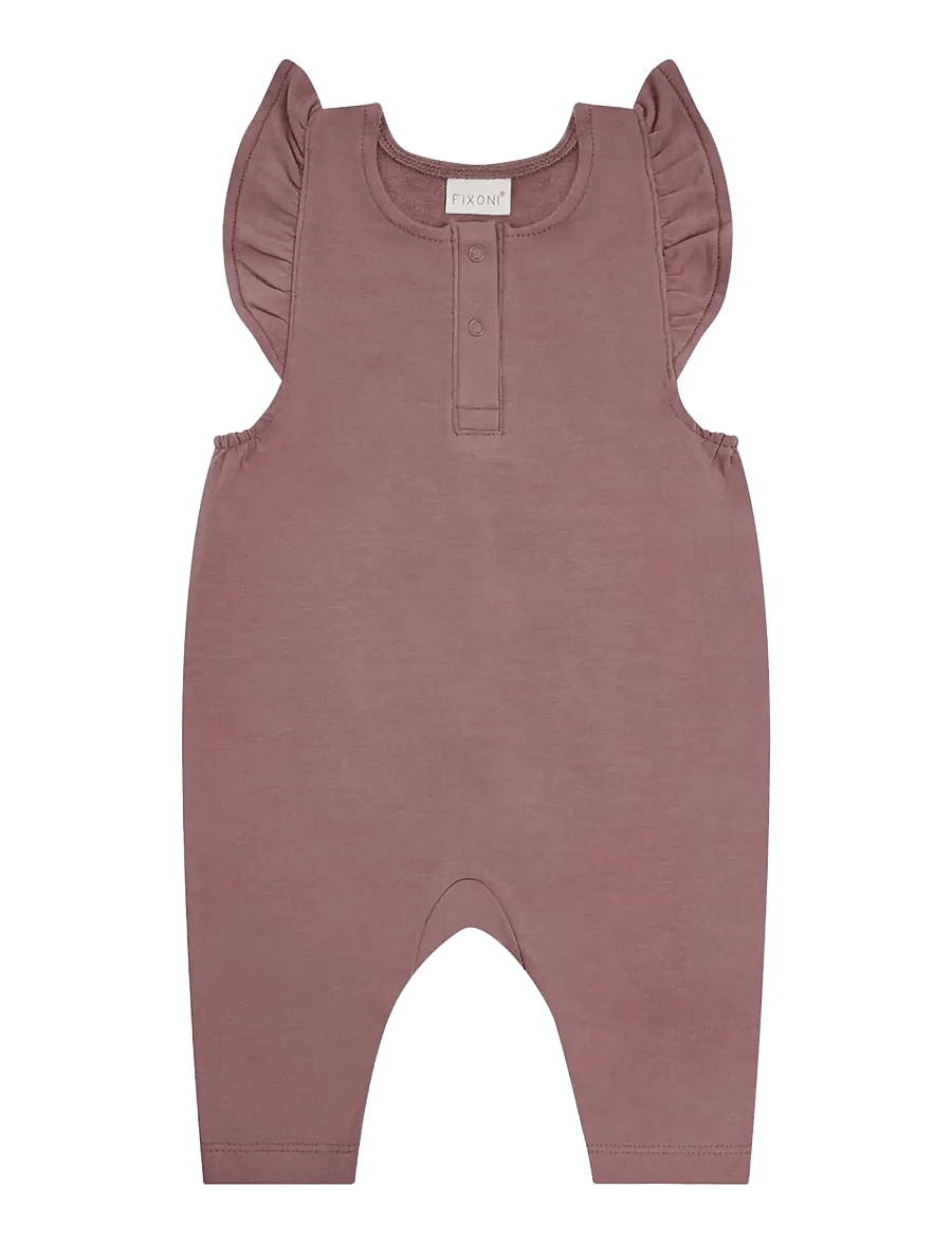 Fixoni - Set w. Body and Romper Sweat - sets mit body - nostalgia rose - 3