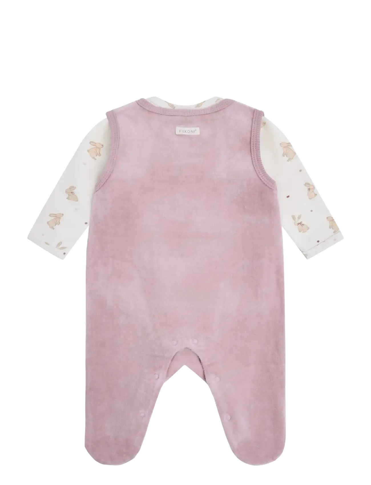 Fixoni - Set w. Body and Velour Romper - keepsake lilac - 1