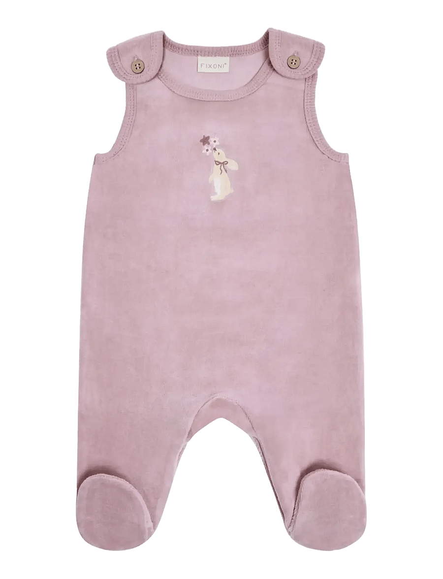 Fixoni - Set w. Body and Velour Romper - sets mit body - keepsake lilac - 3