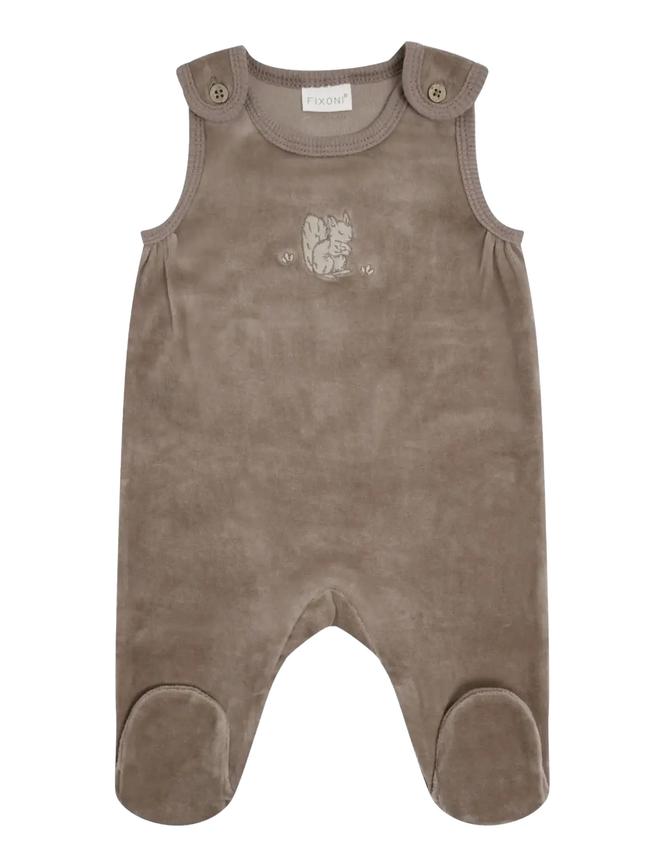 Fixoni - Set w. Body and Velour Romper - mountain trail - 3