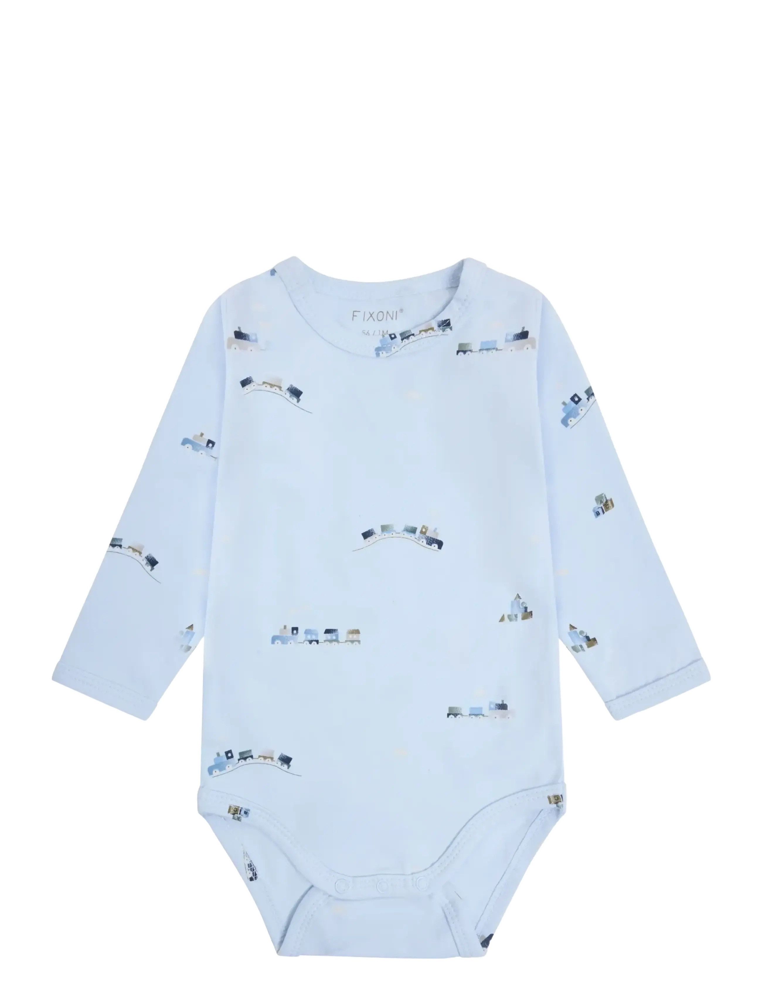 Fixoni - Set w. Body and Velour Romper - navy blazer - 3