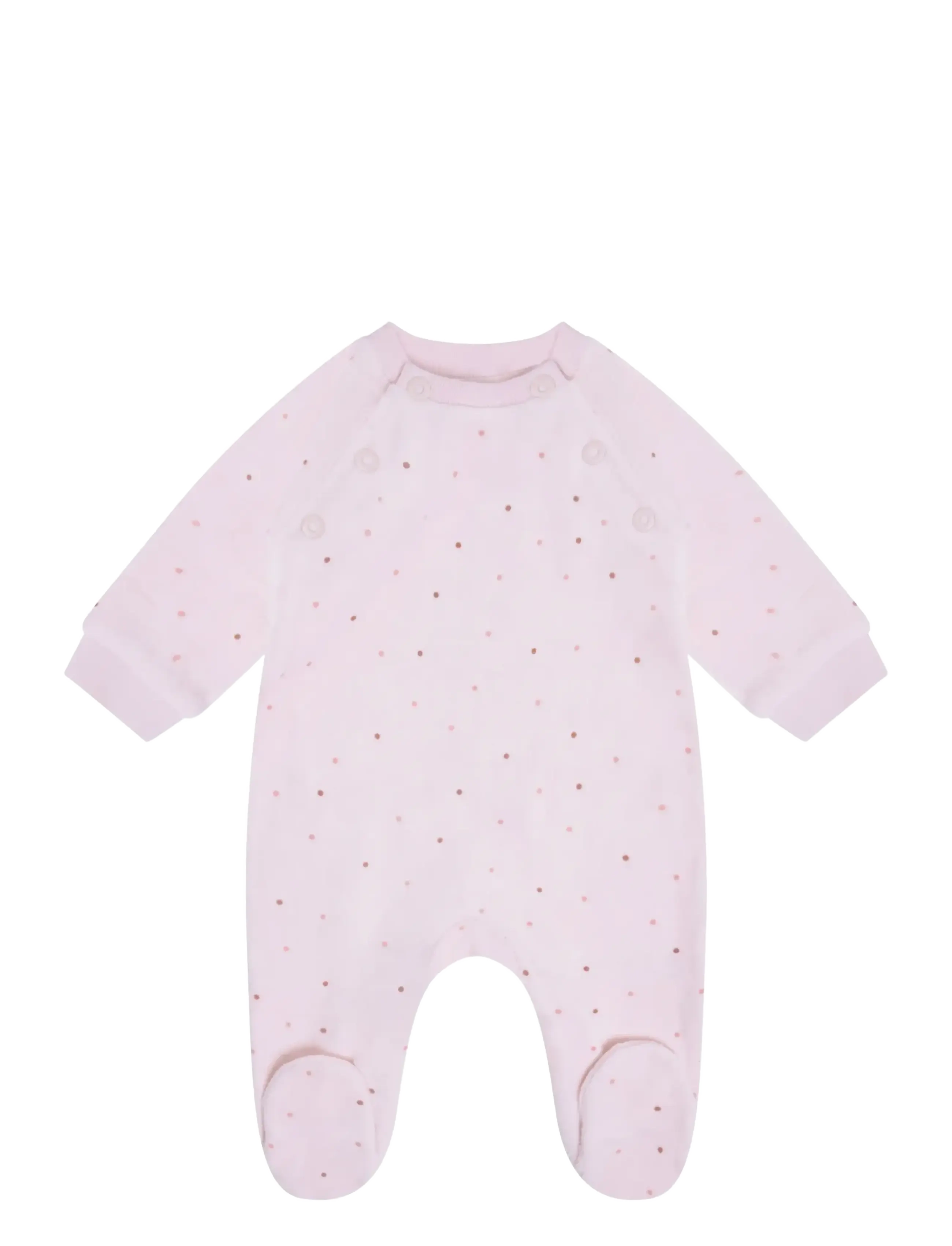 Fixoni Romper LS Velour - Shoppa efter storlek - PALE LILAC / pink/rose