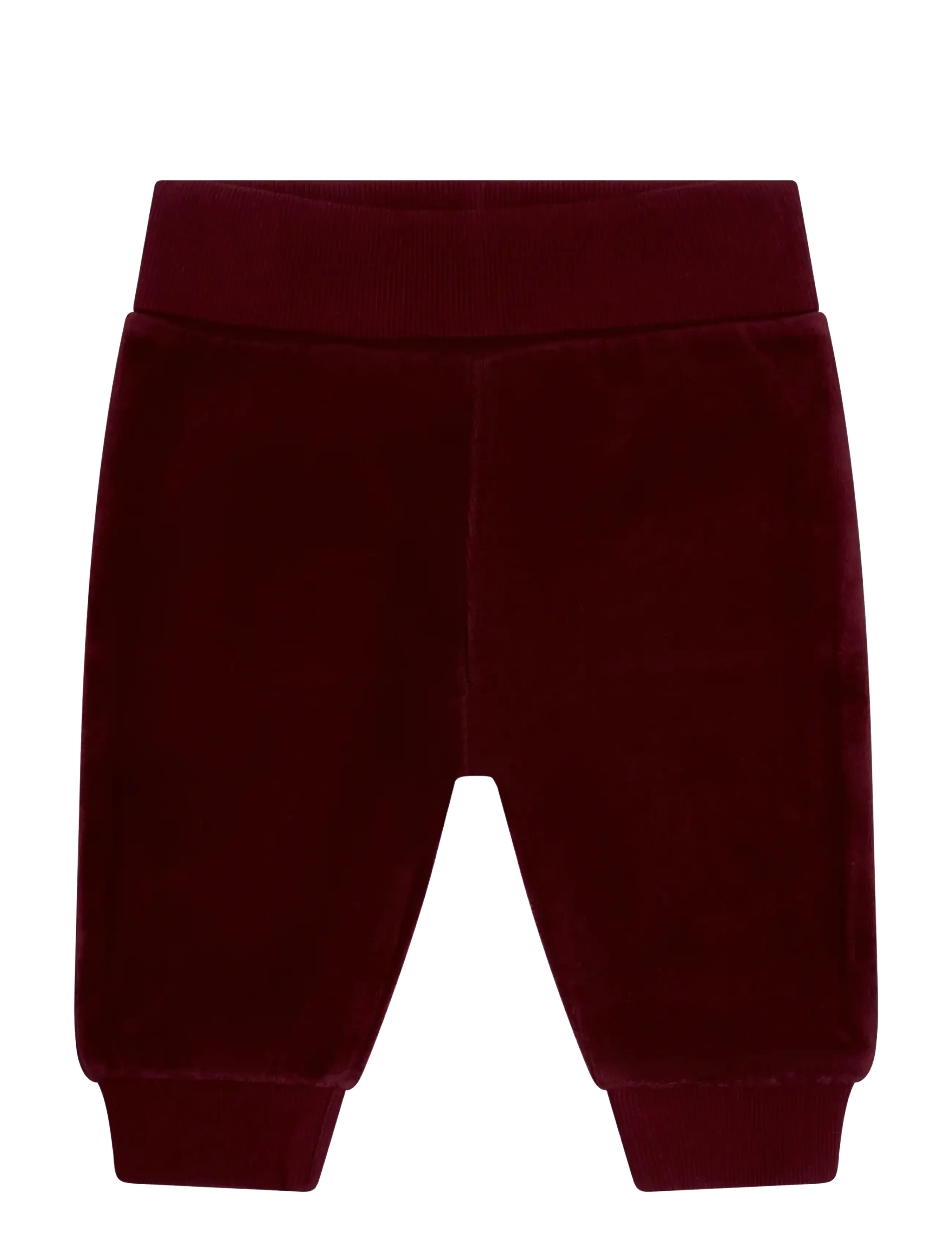 Fixoni Pants Velour - Shoppa efter storlek - TIBETAN RED / burgundy