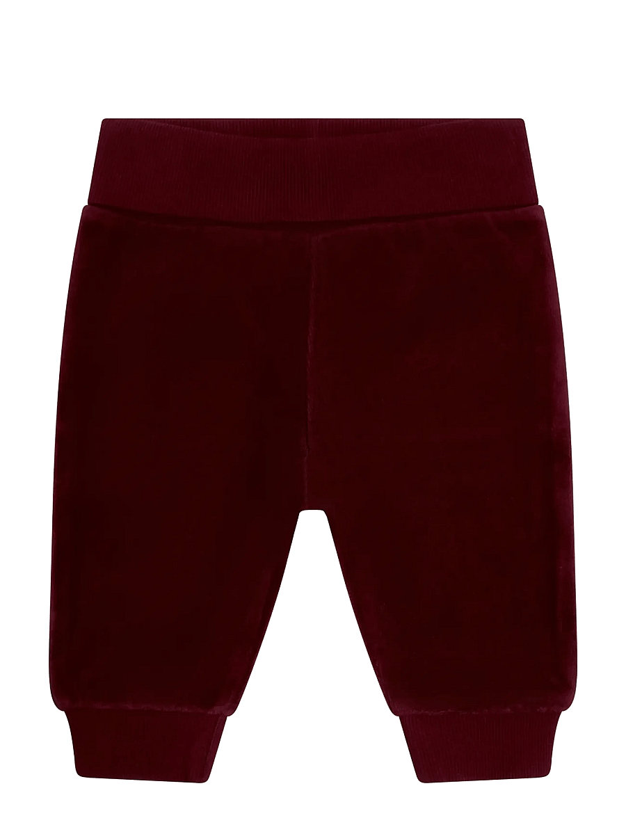 Fixoni - Pants Velour - dressipüksid - tibetan red - 0