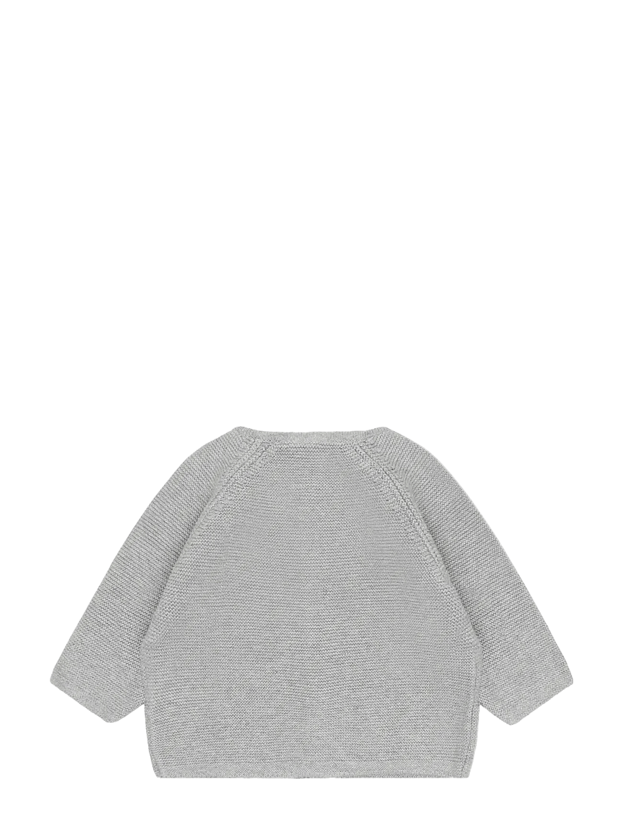 Fixoni - Cardigan Knit - cardigans - flint gray melange - 1