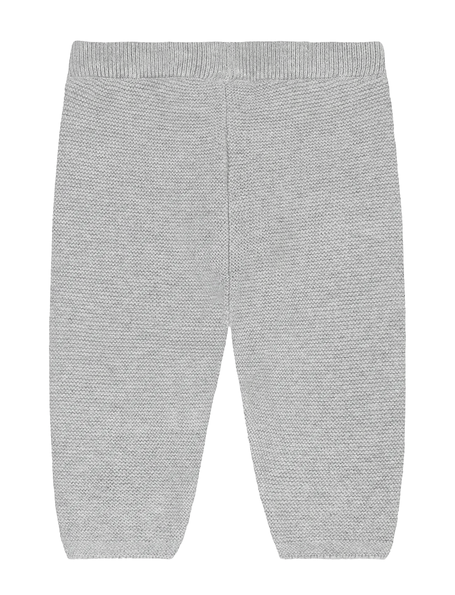 Fixoni - Pants Knit - babybukser - flint gray melange - 1