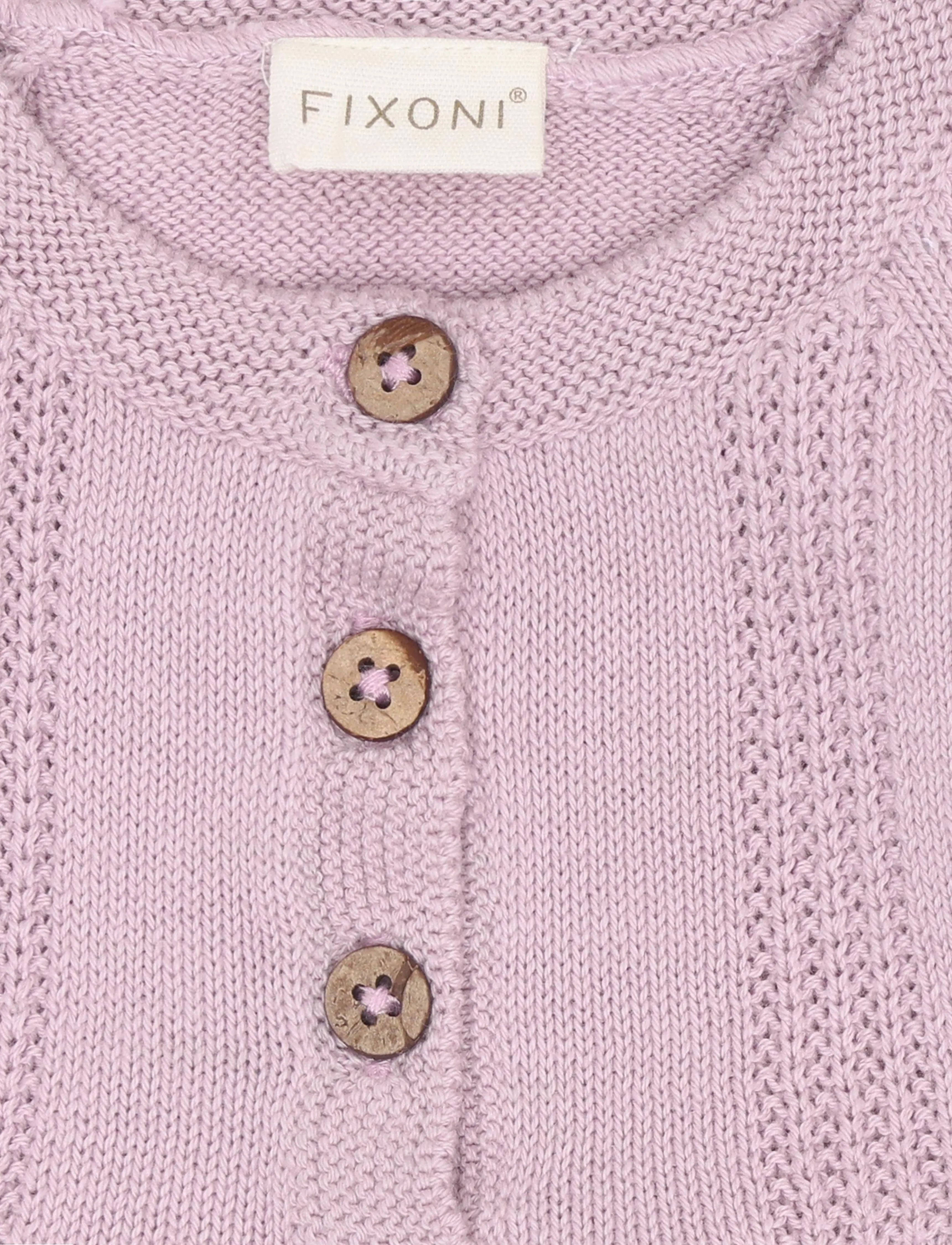 Fixoni - Dress Knit - langærmede babykjoler - keepsake lilac - 2