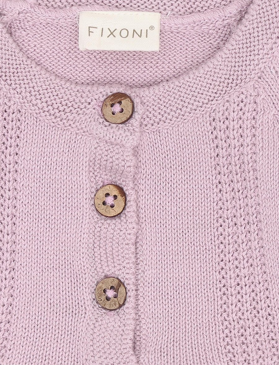 Fixoni - Dress Knit - langærmede babykjoler - keepsake lilac - 2