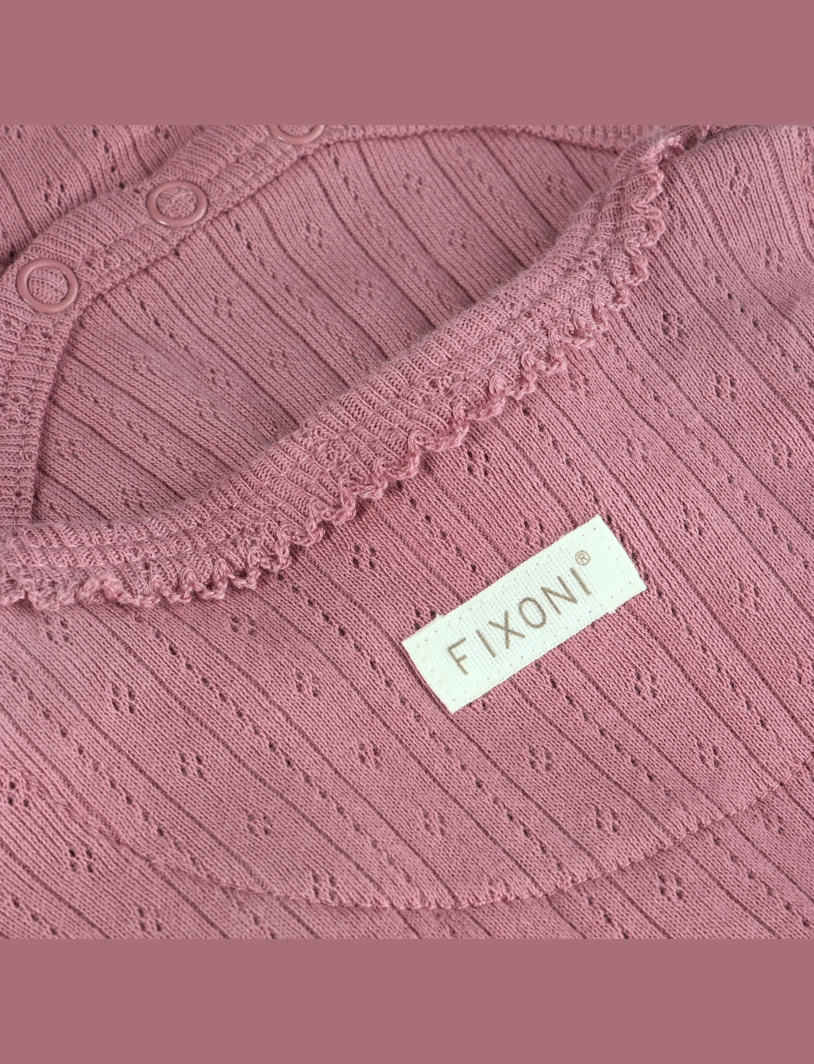 Fixoni - Body LS Pointelle - nostalgia rose - 2