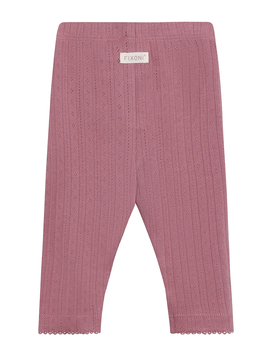 Fixoni - Leggings Pointelle - leggings - nostalgia rose - 1