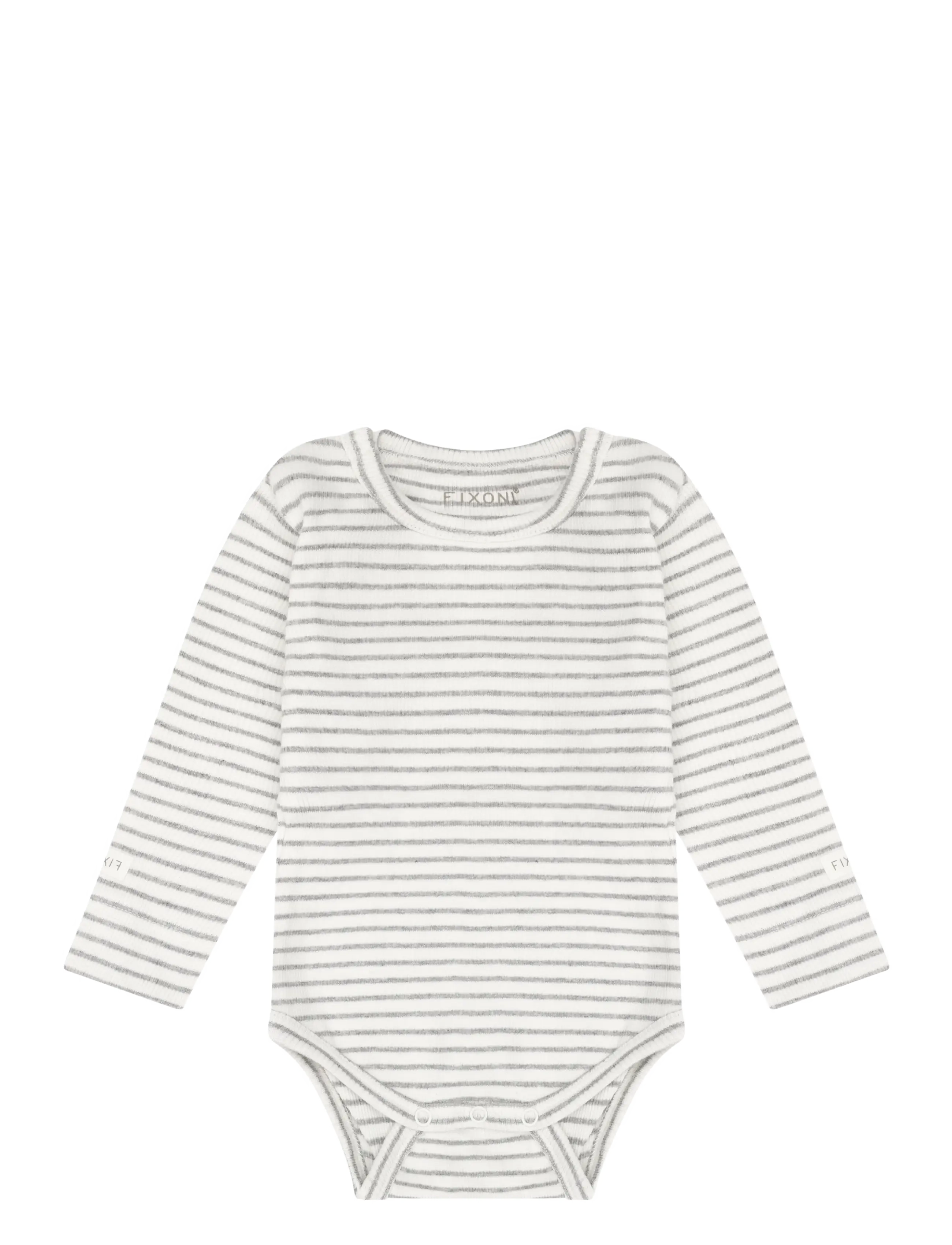 Fixoni Body LS Rib - Långärmade - FLINT GRAY MELANGE / grey