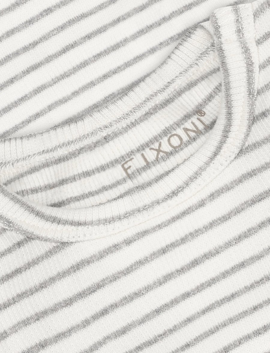 Fixoni - Body LS Rib - langärmelig - flint gray melange - 3