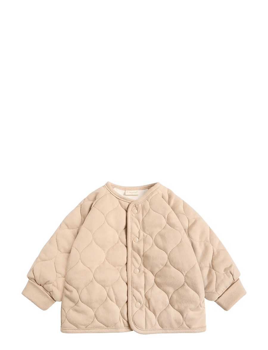 Fixoni - Jacket w. Lining - quiltede jakker - humus - 0