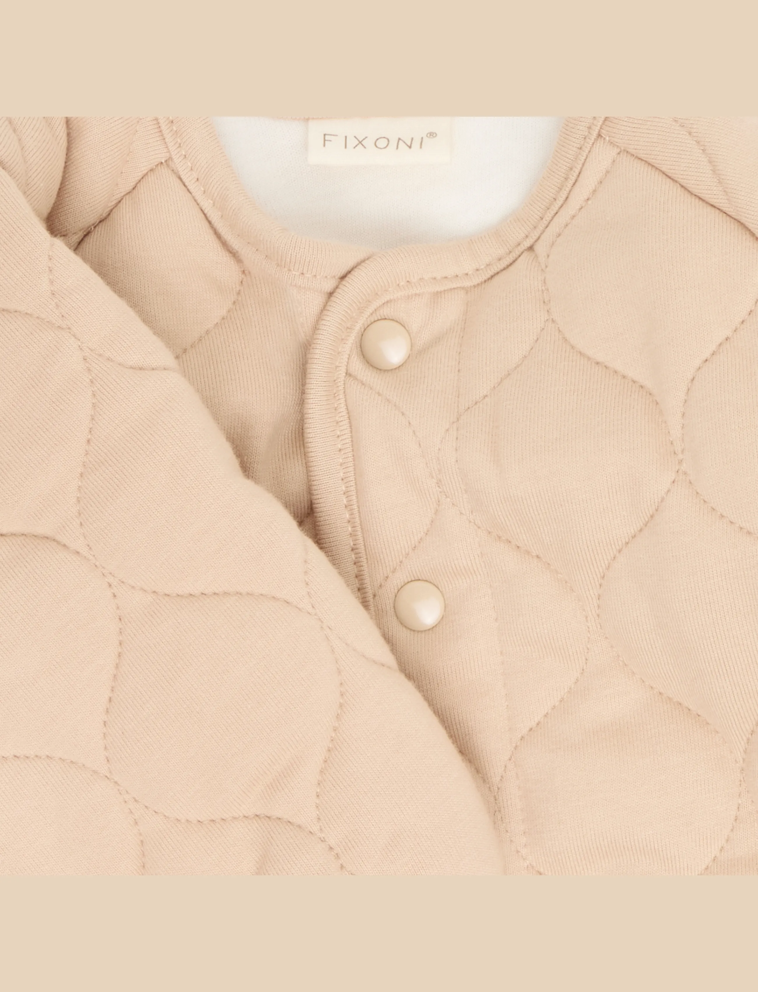 Fixoni - Jacket w. Lining - quiltede jakker - humus - 3