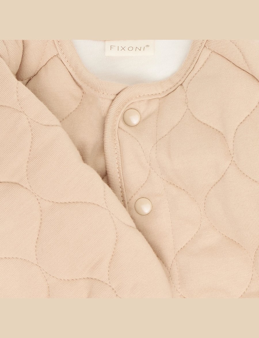Fixoni - Jacket w. Lining - quiltede jakker - humus - 3
