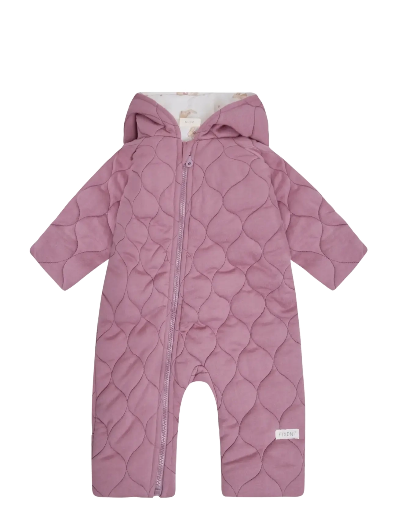 Fixoni Pram Suit w. Lining - Thermo overalls - NOSTALGIA ROSE / pink/rose