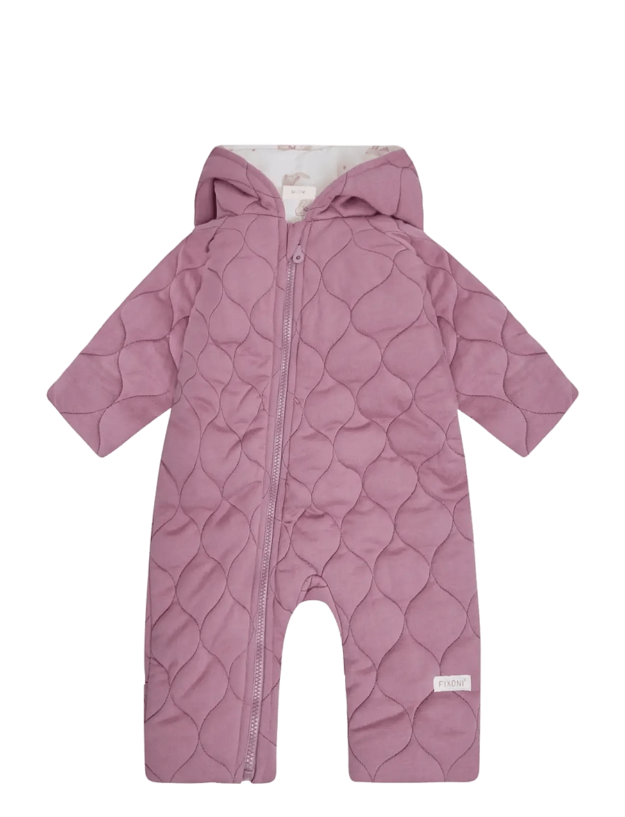 Fixoni - Pram Suit w. Lining - termooveraller - nostalgia rose - 0