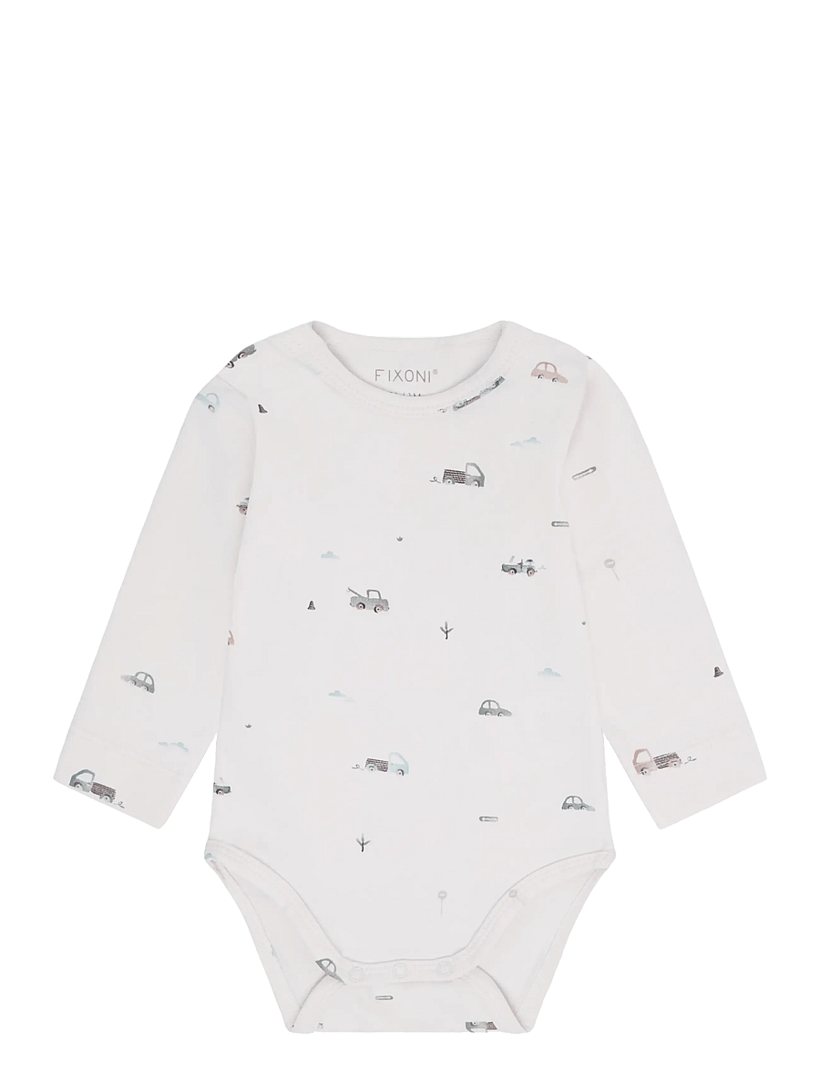 Fixoni - Body LS - långärmade - eggnog - 1