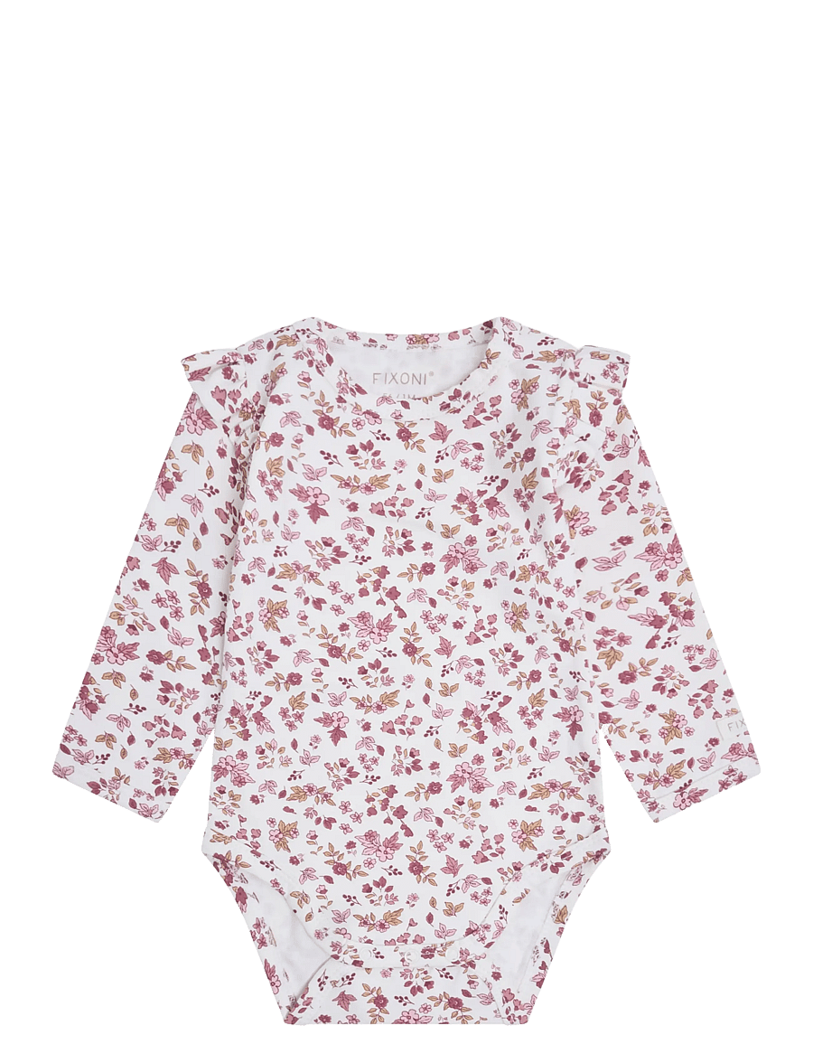 Fixoni - Body LS - långärmade - nostalgia rose - 0