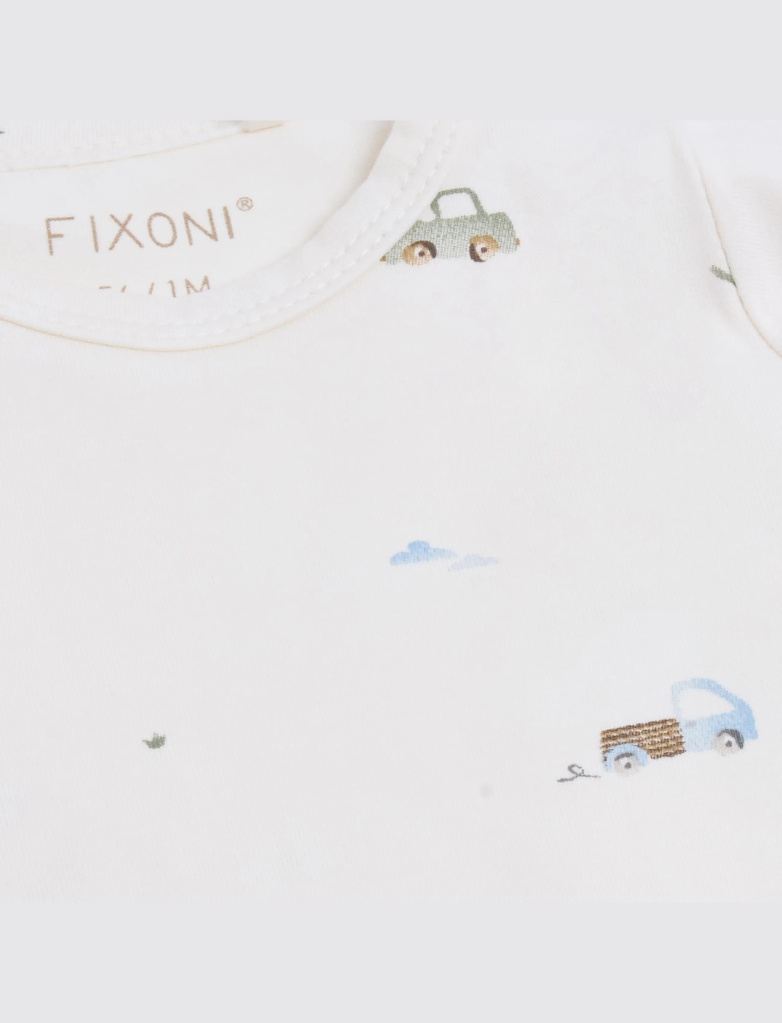 Fixoni - T-shirt LS - eggnog - 2