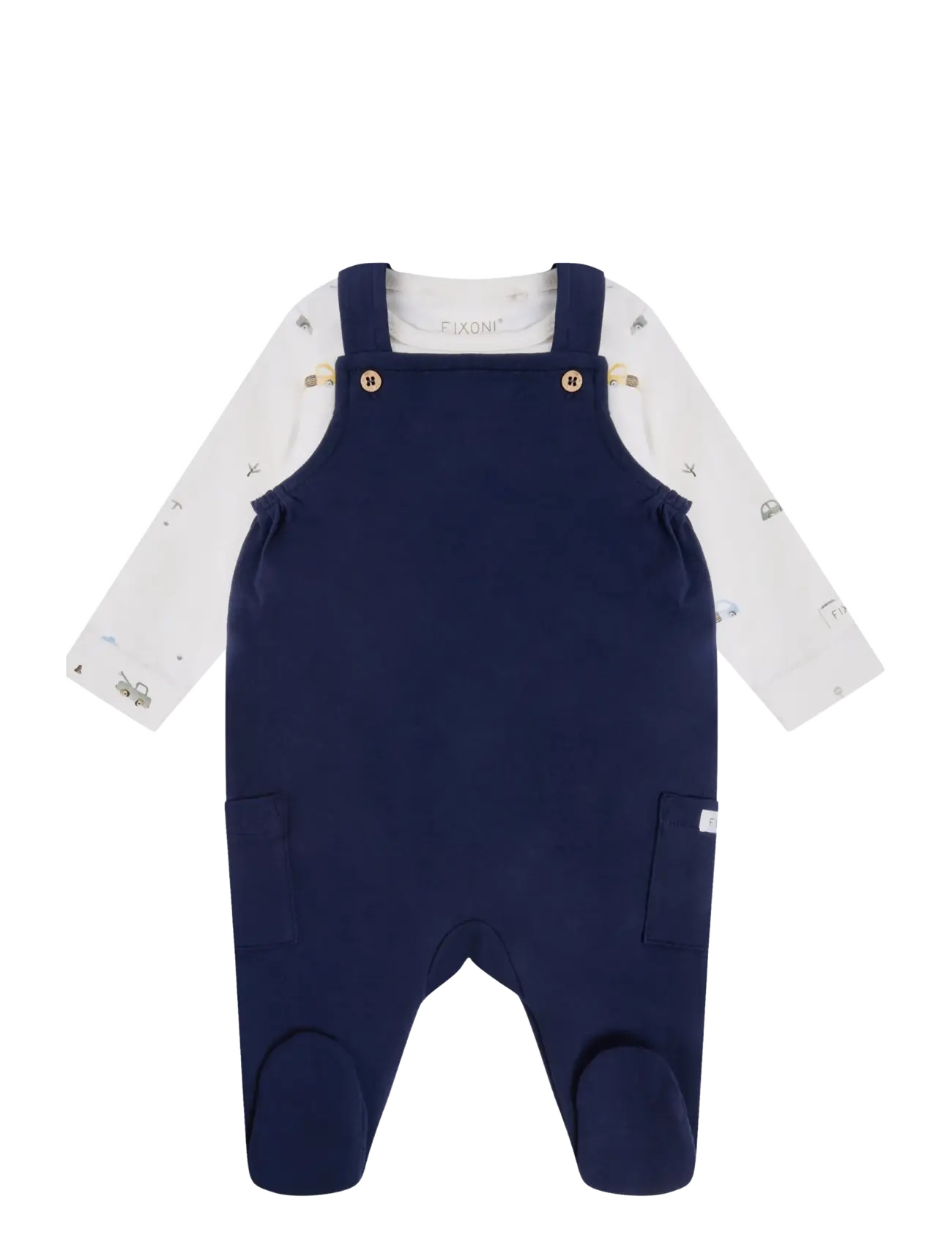 Fixoni Set w. Body and Romper - Sets mit Body - NAVY BLAZER / navy
