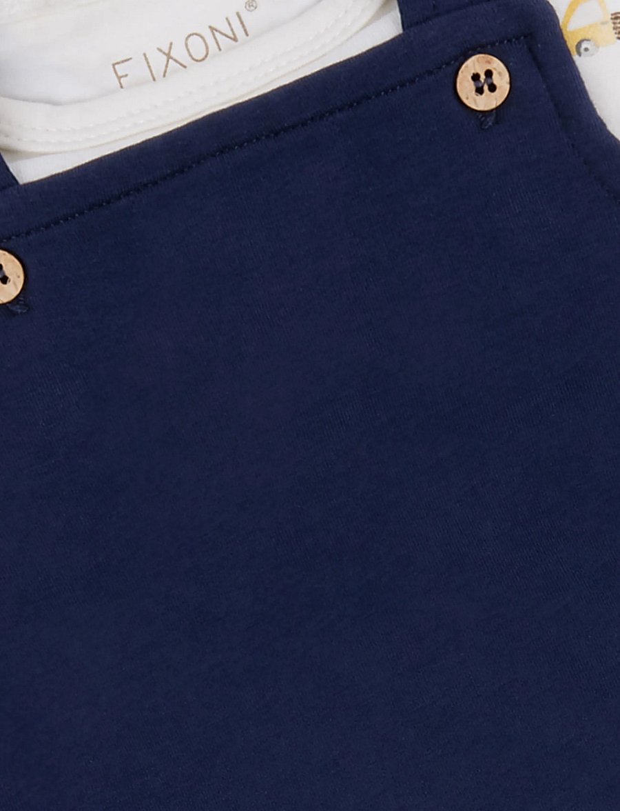 Fixoni - Set w. Body and Romper - sets mit body - navy blazer - 4