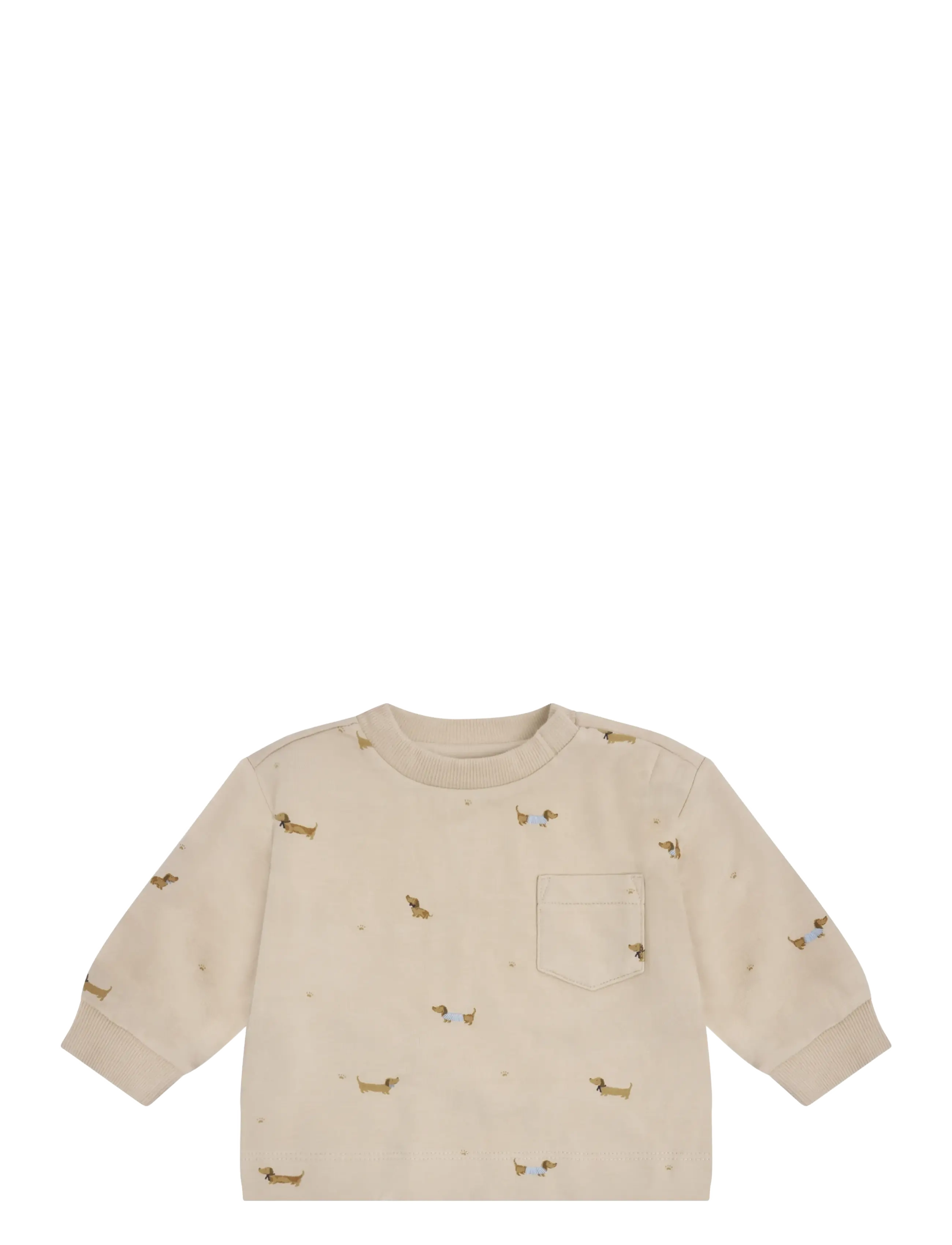 Fixoni Sweat Shirt - Sweatshirts - HUMUS / beige
