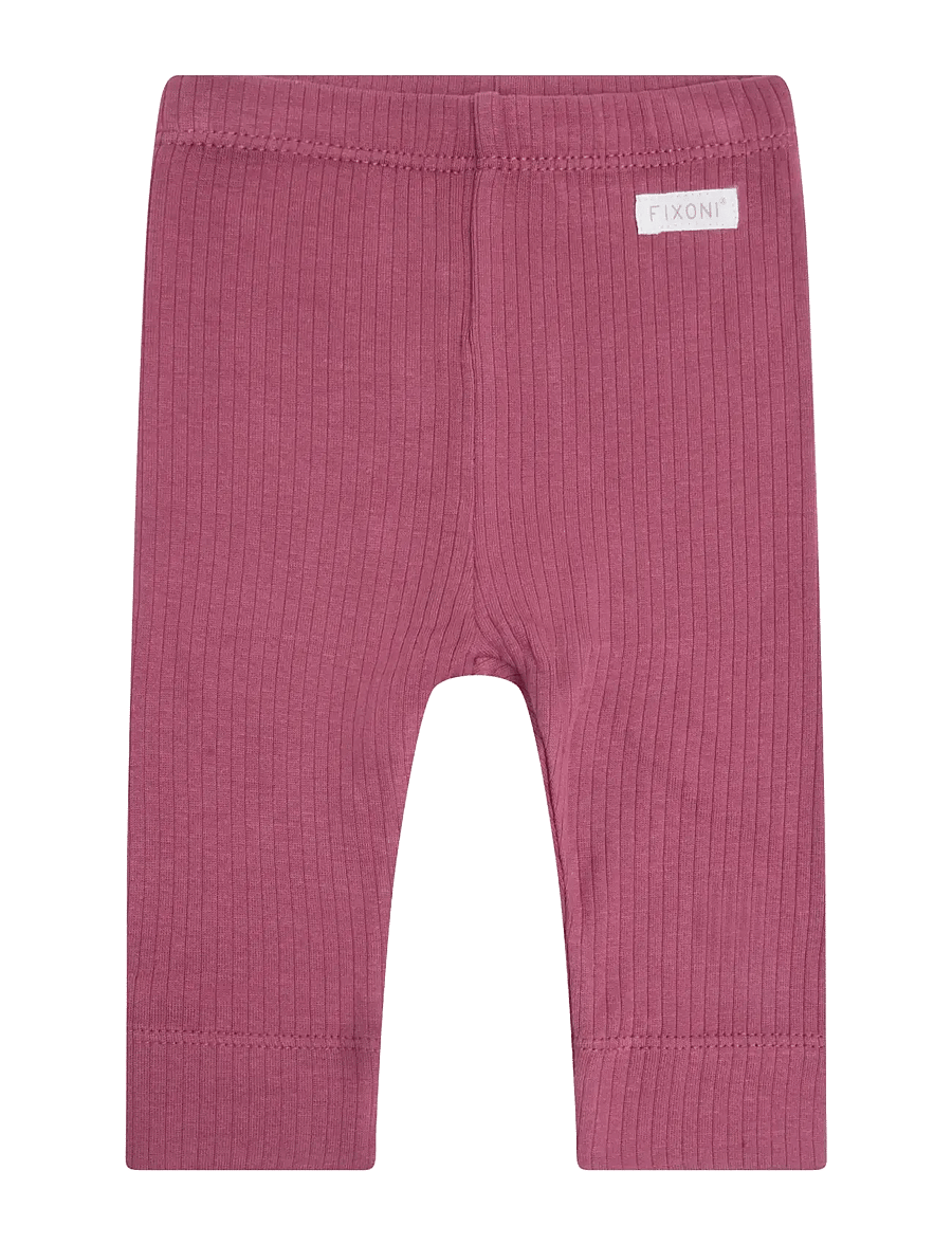 Fixoni - Leggings Rib - leggings - crushed berry - 0
