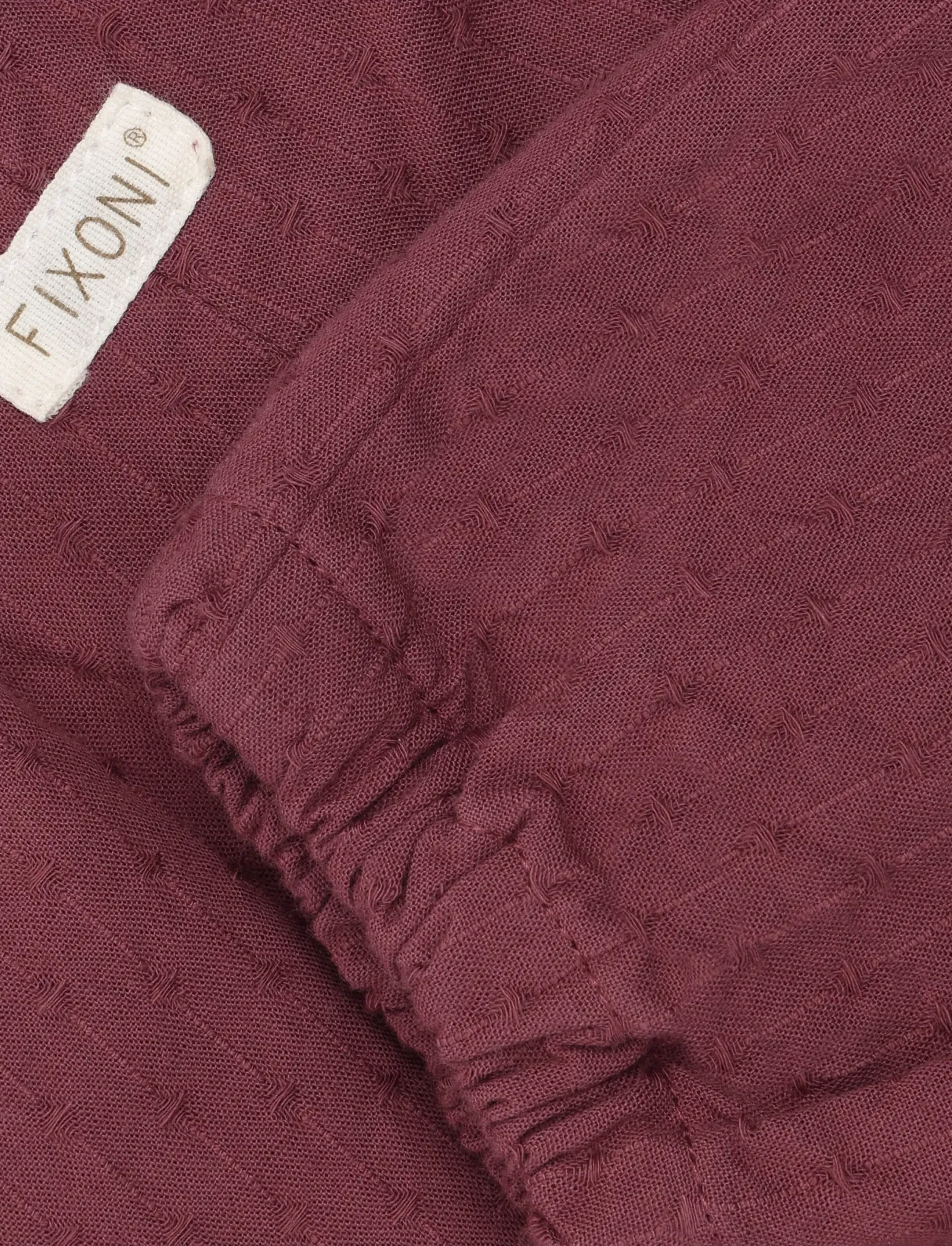 Fixoni - Pants Woven w. Lining - babyhosen - crushed berry - 2
