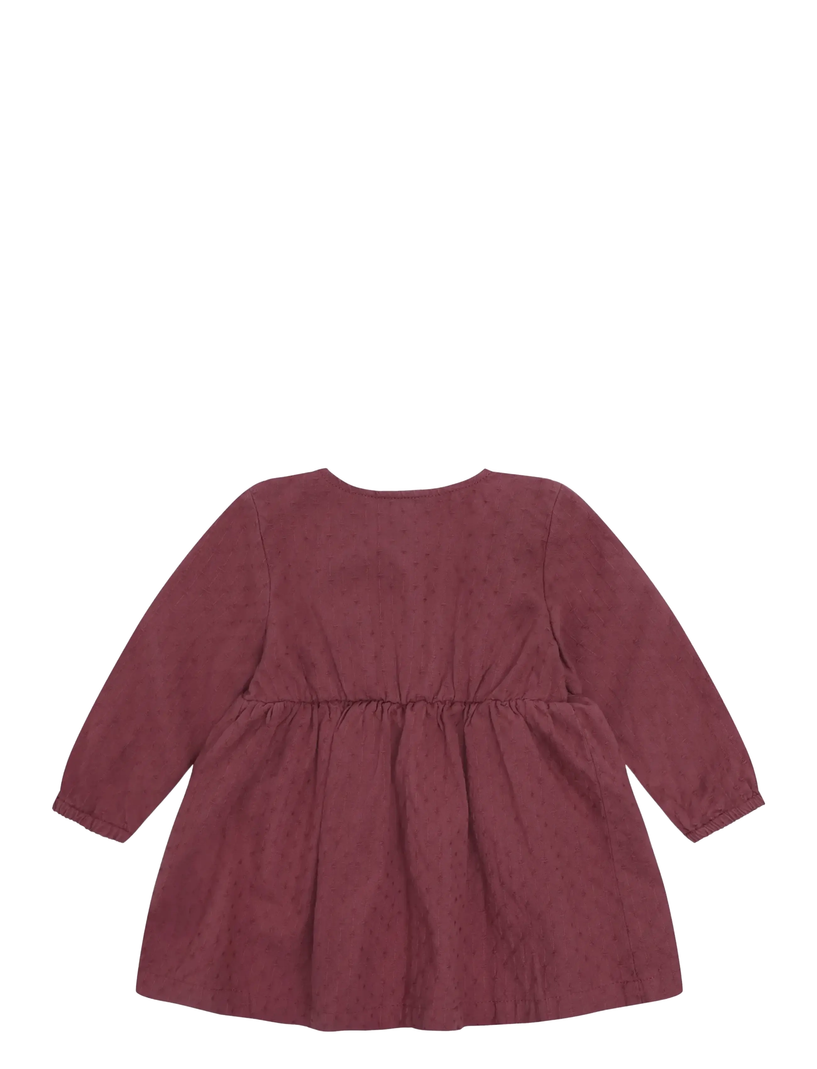 Fixoni - Dress LS Woven - langärmelige babykleider - crushed berry - 1